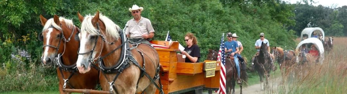 Minnesota Sheriff's Mounted Posse Association Wagon Train for Youth Banner Image