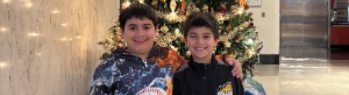 Neel and Dilan Climb for Lurie Banner Image