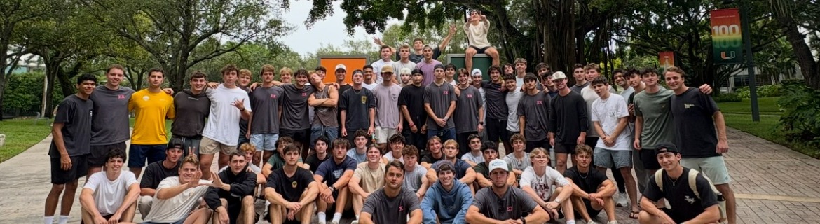 University of Miami - Fall Pledge Class 2025 Banner Image