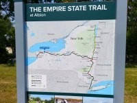 The Empire State Trail sign