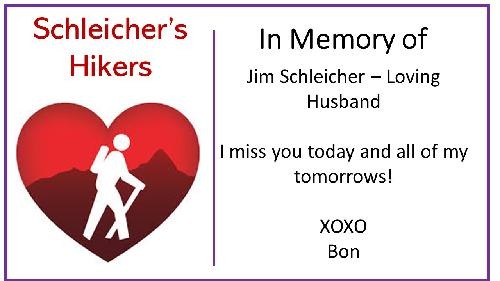 3rd Annual Schleicher's Hikers 5K 2021: Remembrance Path