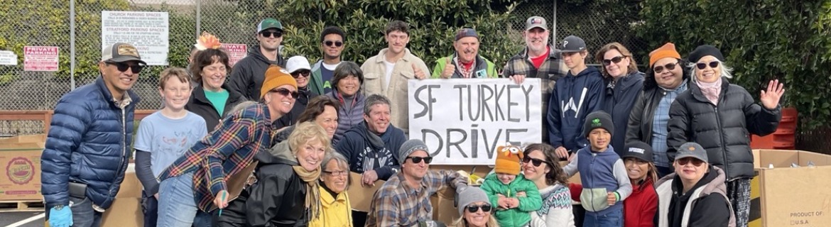 14th Annual Holiday SF Turkey Drive at St Emydius Banner Image